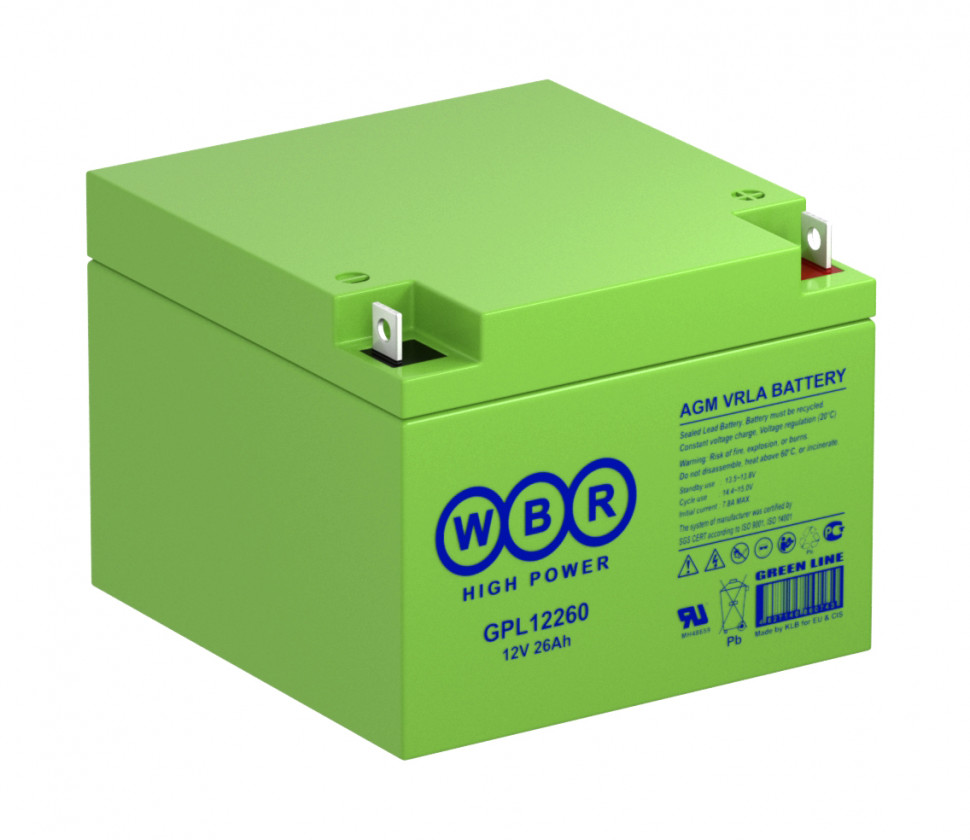 Аккумулятор WBR GPL12260