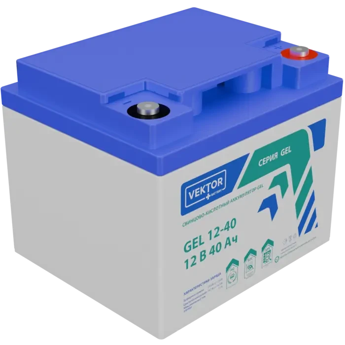 Аккумулятор Vektor GEL 12-40 (12v 40ah)