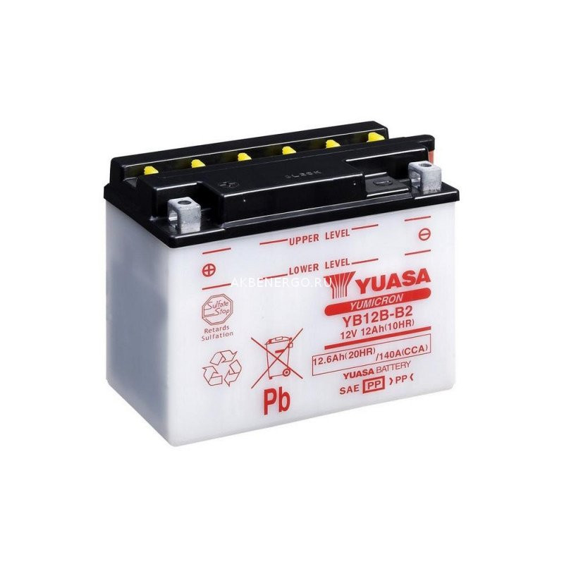Аккумулятор YUASA YB12B-B2