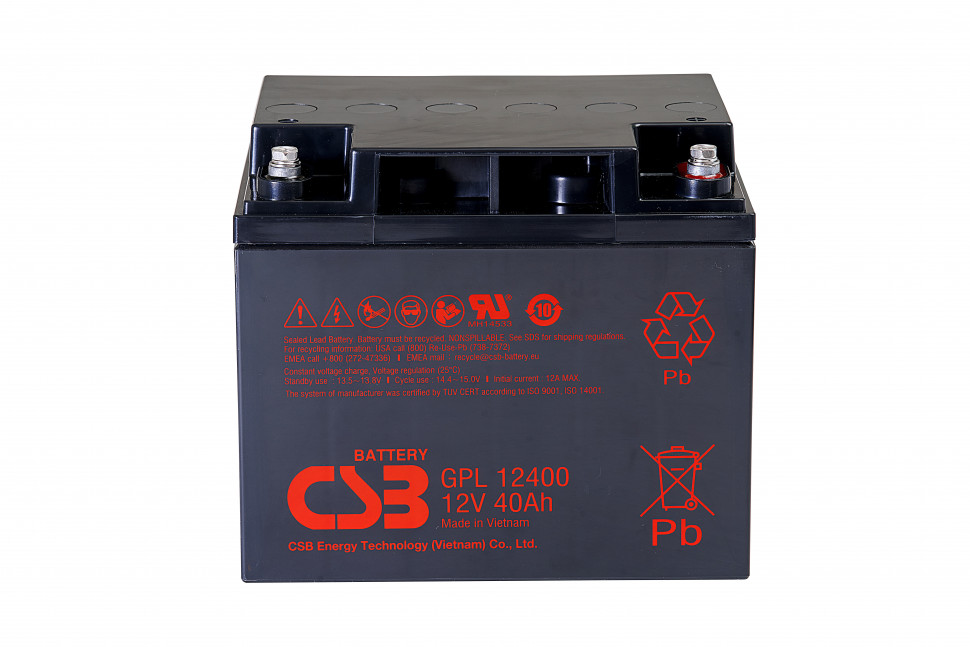 Аккумулятор CSB GPL 12400 для ИБП