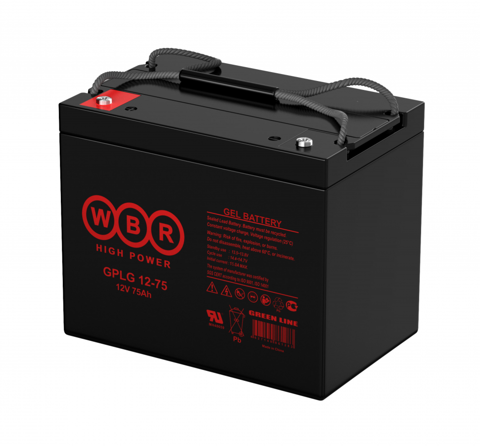 Аккумулятор WBR GPLG 12-75 (GEL)