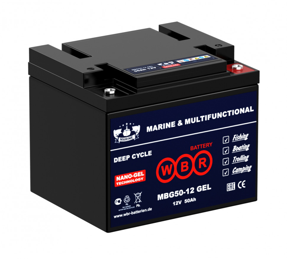 Аккумулятор WBR MARINE BATTERY MBG 50-12 (GEL)