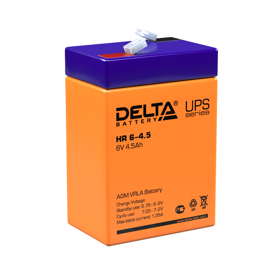 Аккумулятор Delta HR 6-4.5