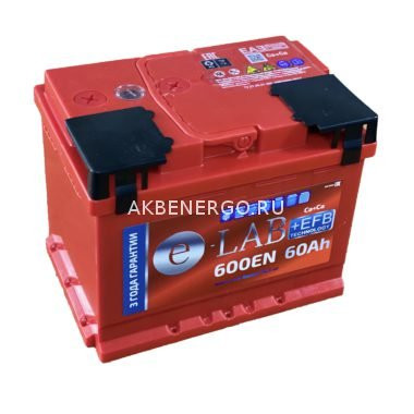 Автомобильный Аккумулятор ELAB EFB 60.0