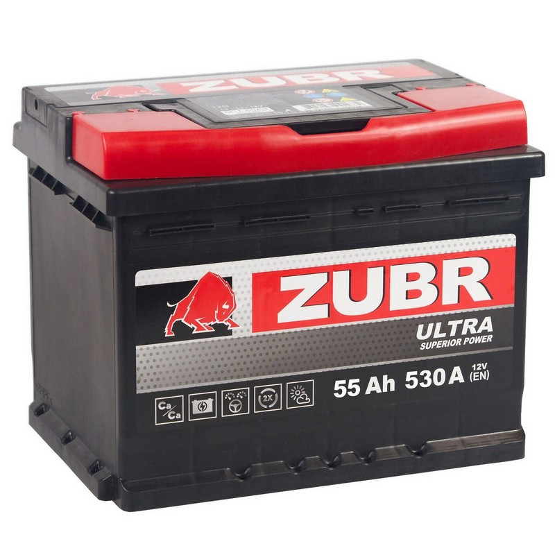 Аккумулятор ZUBR ULTRA 55.0