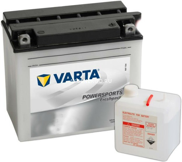 Аккумулятор мото VARTA 19Ah (519 013 017) A514 FP