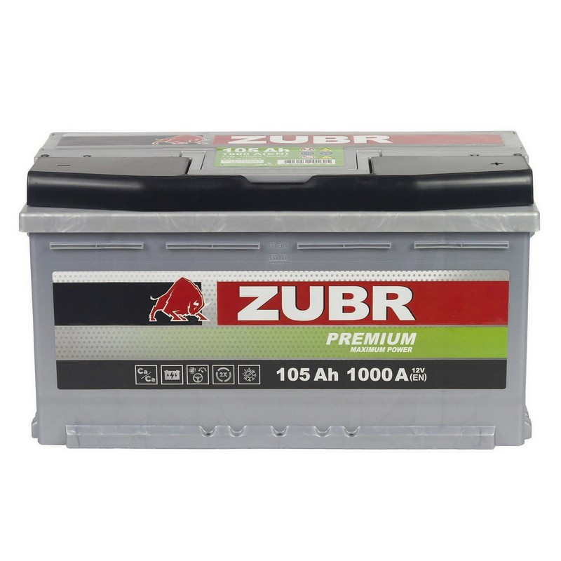 Автомобильный Аккумулятор ZUBR PREMIUM 105.0