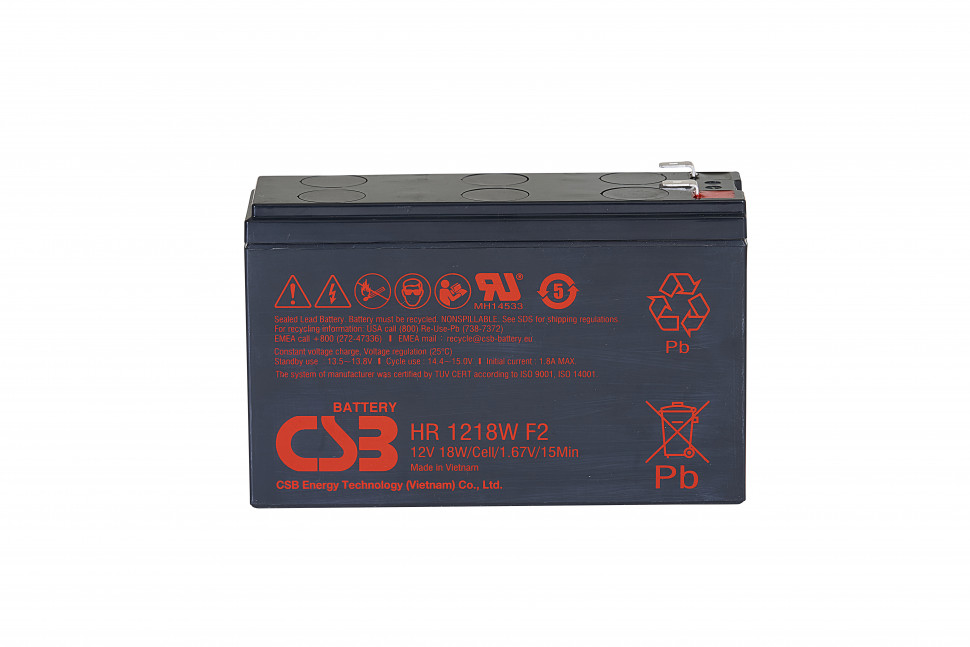Аккумулятор CSB HR 1218W F2