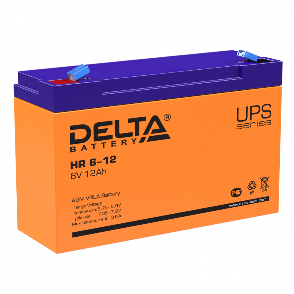 Аккумулятор Delta HR 6-12