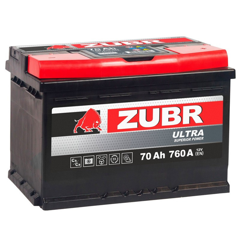 Аккумулятор ZUBR ULTRA 70.0