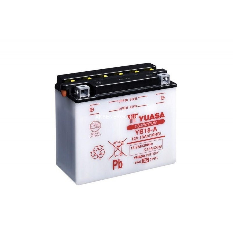Аккумулятор YUASA YB18-A