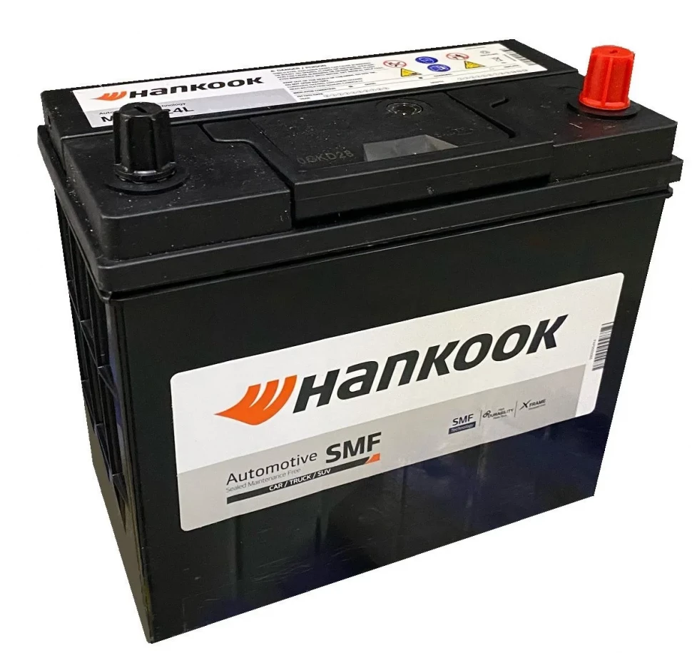 Аккумулятор HANKOOK 6СТ-48.0 (60B24L)