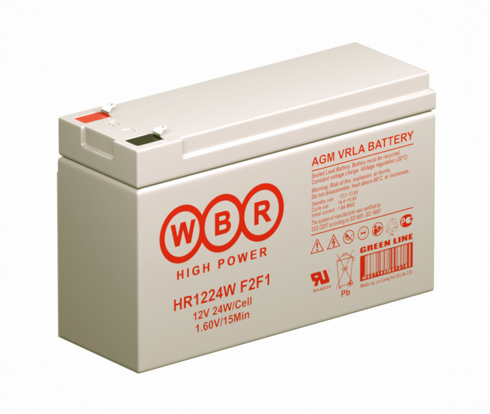 Аккумулятор WBR HR1224W F2F1 Аккумулятор WBR HR1224W F2F1