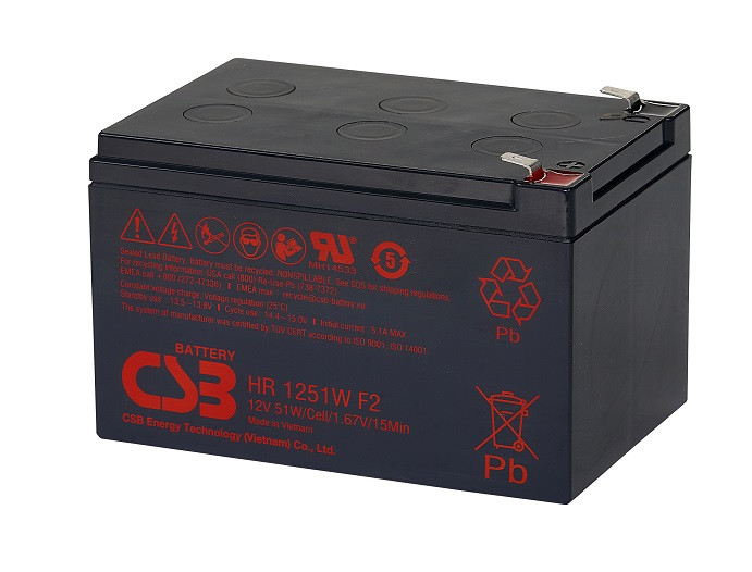 Аккумулятор CSB HR 1251W F2