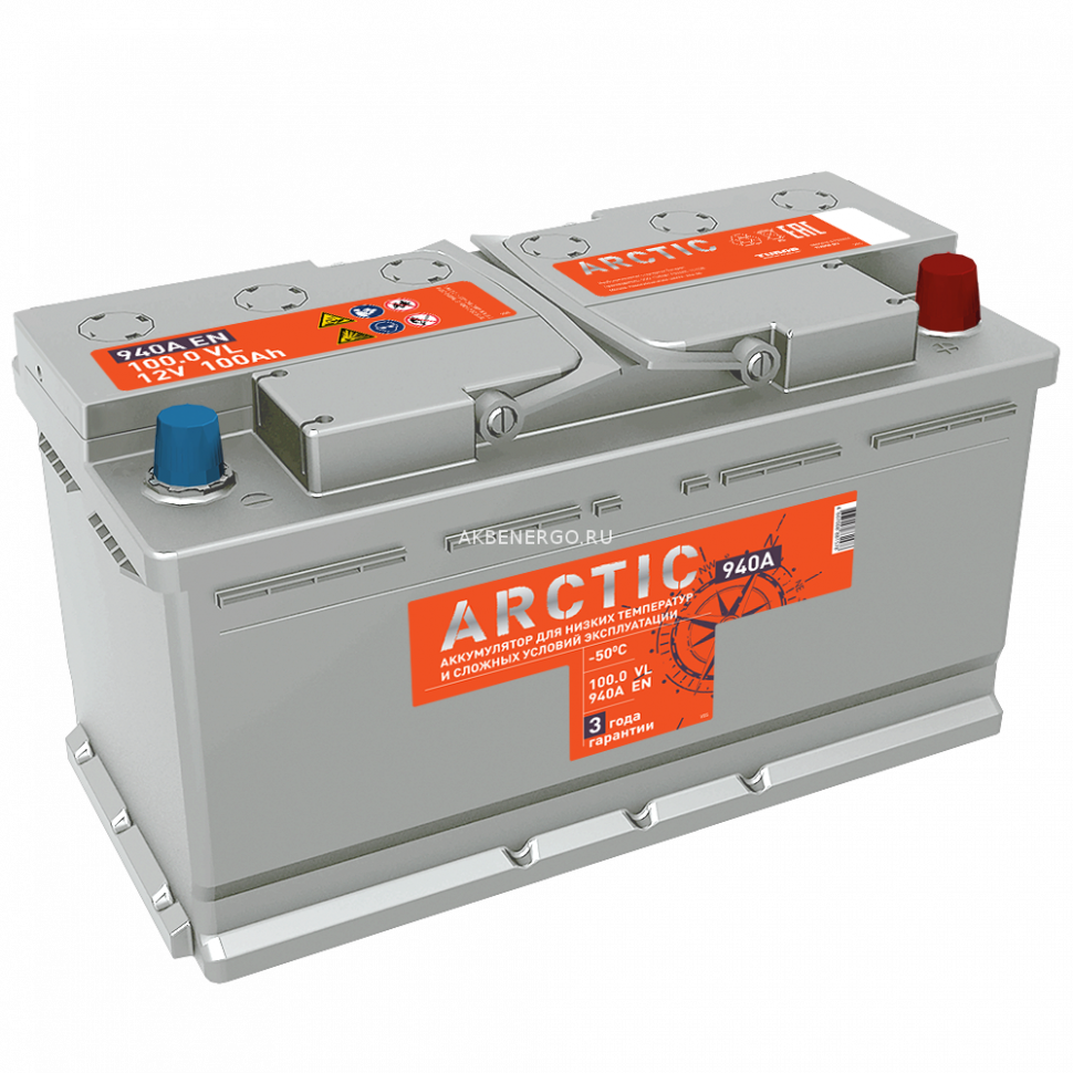 Автомобильный Аккумулятор TITAN ARCTIC 6СТ-100.0 VL