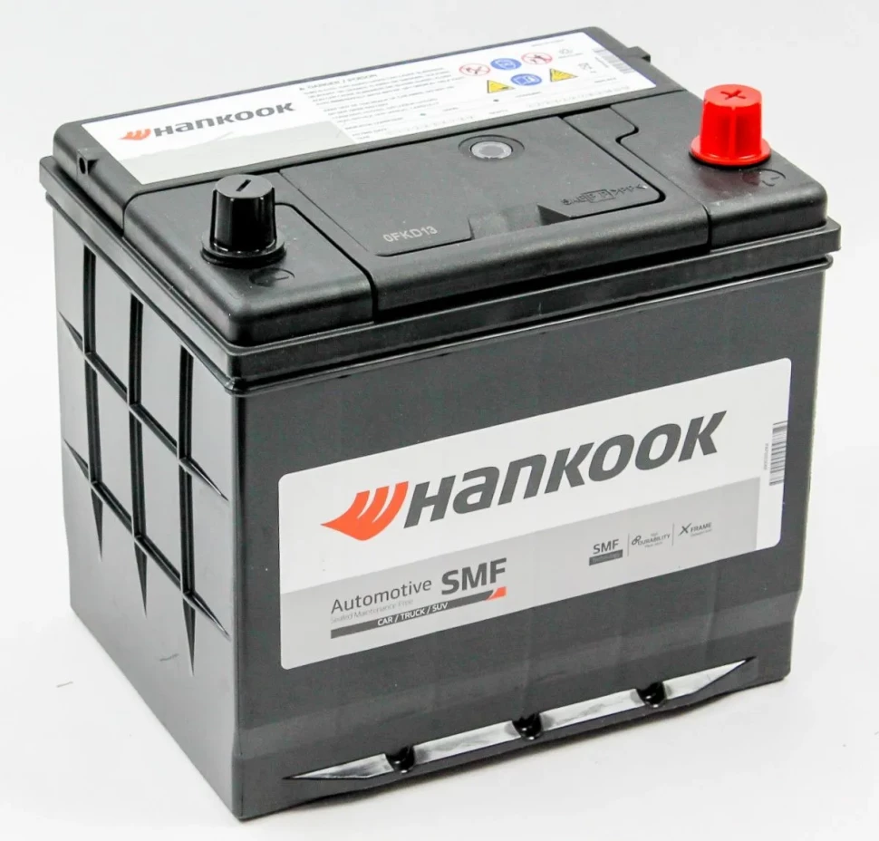 Аккумулятор HANKOOK 6СТ-75.0 (UMF95D23L)