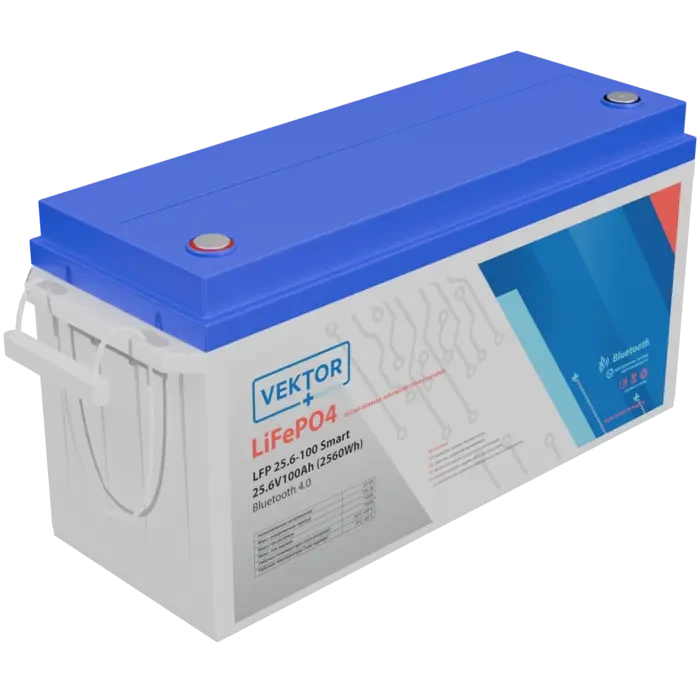 Литий-ионный аккумулятор Vektor LFP BLOCK 25.6-100 Smart (25.6v 100ah)