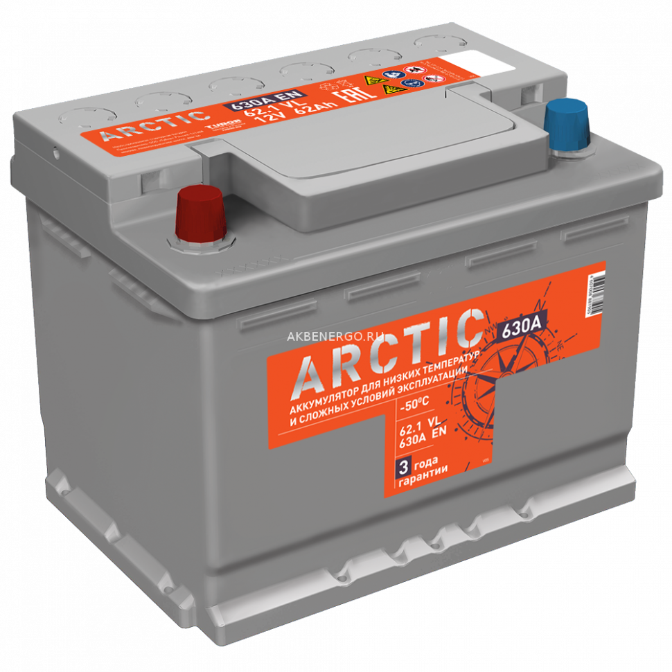 Автомобильный Аккумулятор TITAN ARCTIC 6СТ-62.1 VL