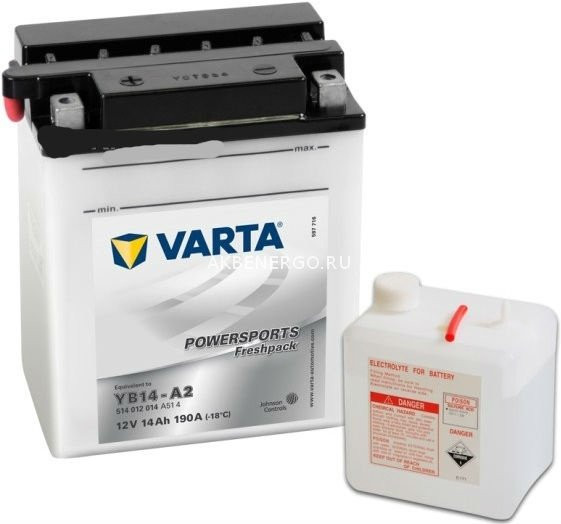 Аккумулятор мото Varta YB14-A2