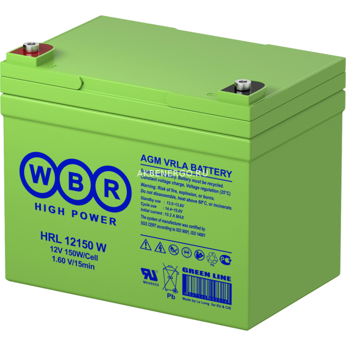Аккумулятор WBR HRL12150W