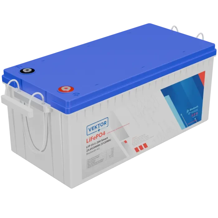 Литий-ионный аккумулятор Vektor LFP BLOCK 25.6-200 Smart (25.6v 200ah)