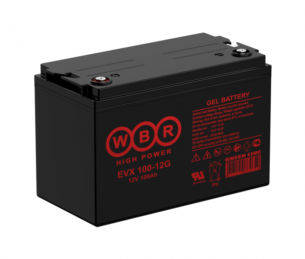 Аккумулятор тяговый WBR EVX100-12G (GEL)