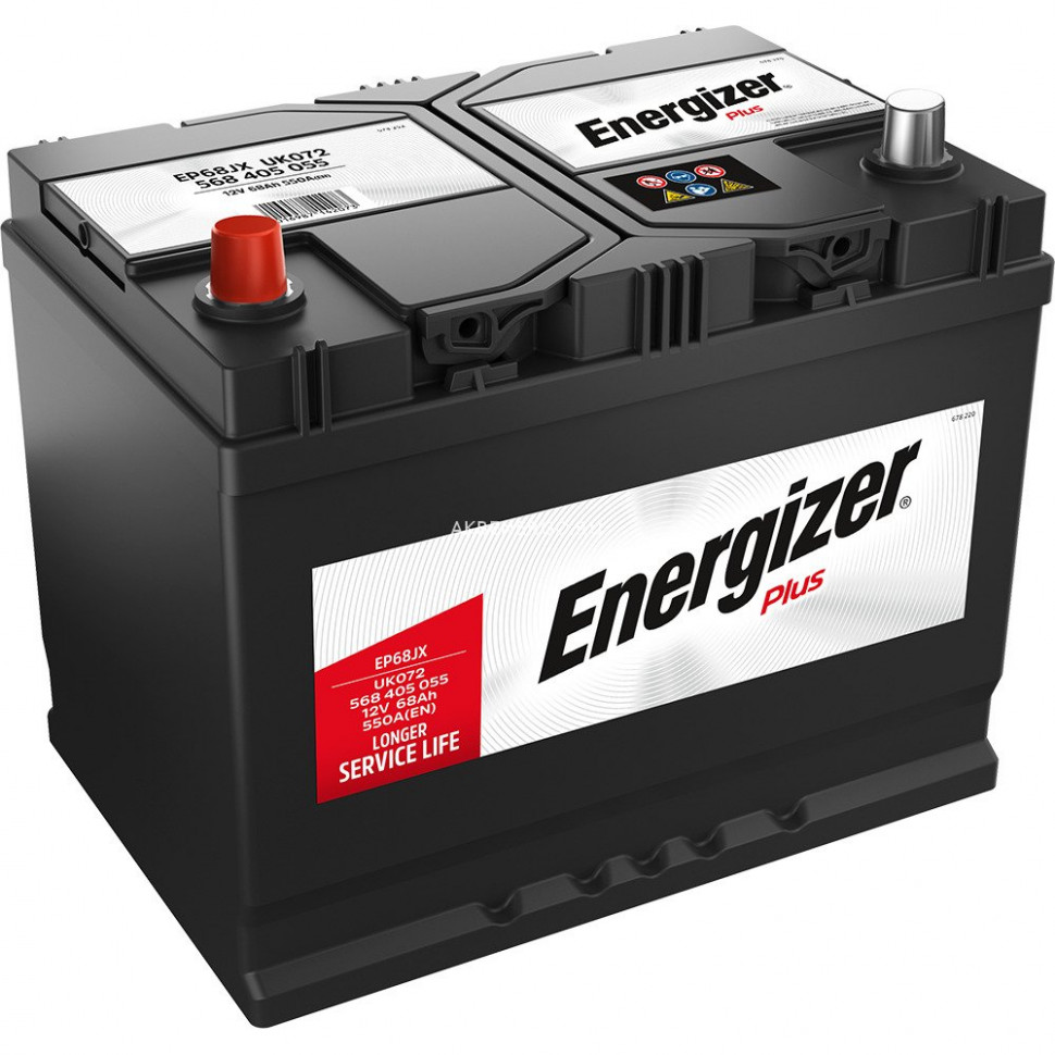 Автомобильный Аккумулятор Energizer Plus EP68JX