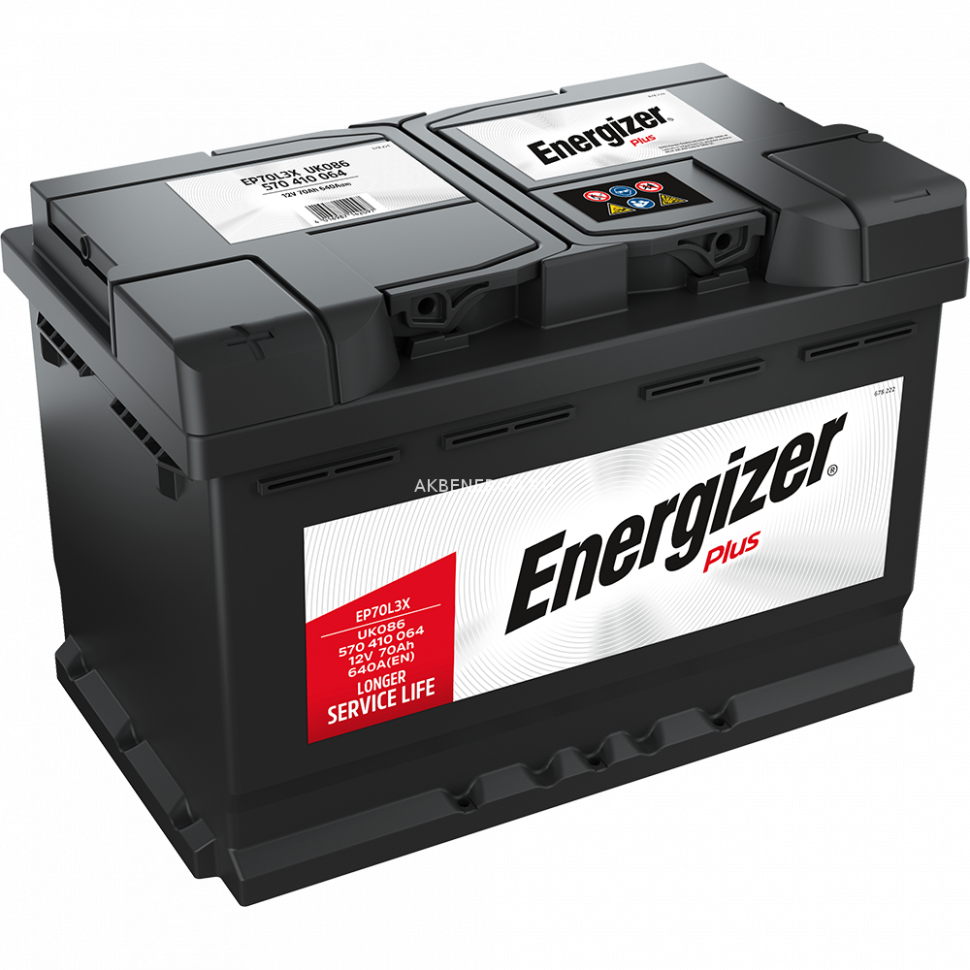 Автомобильный Аккумулятор Energizer Plus EP70L3X
