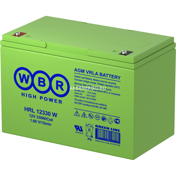 Аккумулятор WBR HRL12330W