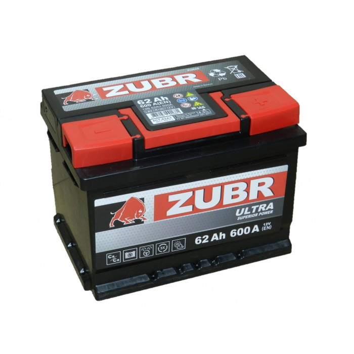 Автомобильный Аккумулятор ZUBR ULTRA 62.0