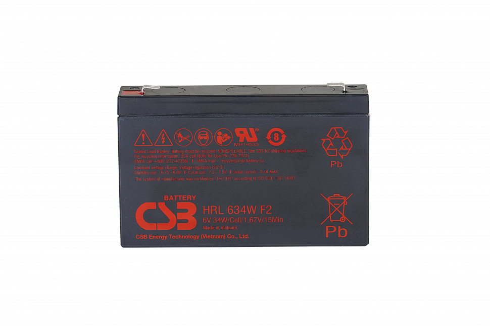 Аккумулятор CSB HRL 634W F2