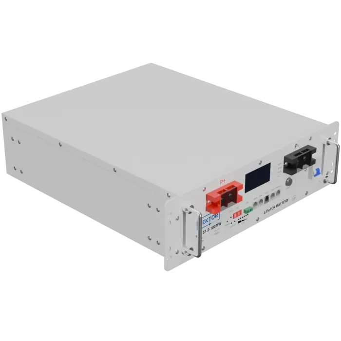 Литий-ионный аккумулятор Vektor LFP 51.2-100MW (51.2v 100ah, Rack 19``)