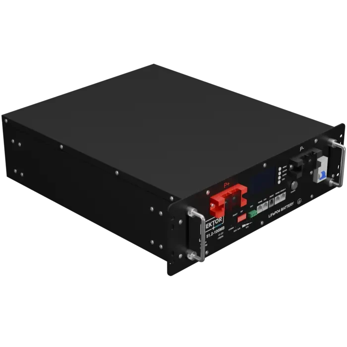 Литий-ионный аккумулятор Vektor LFP 51.2-100MB (51.2v 100ah, Rack 19``)