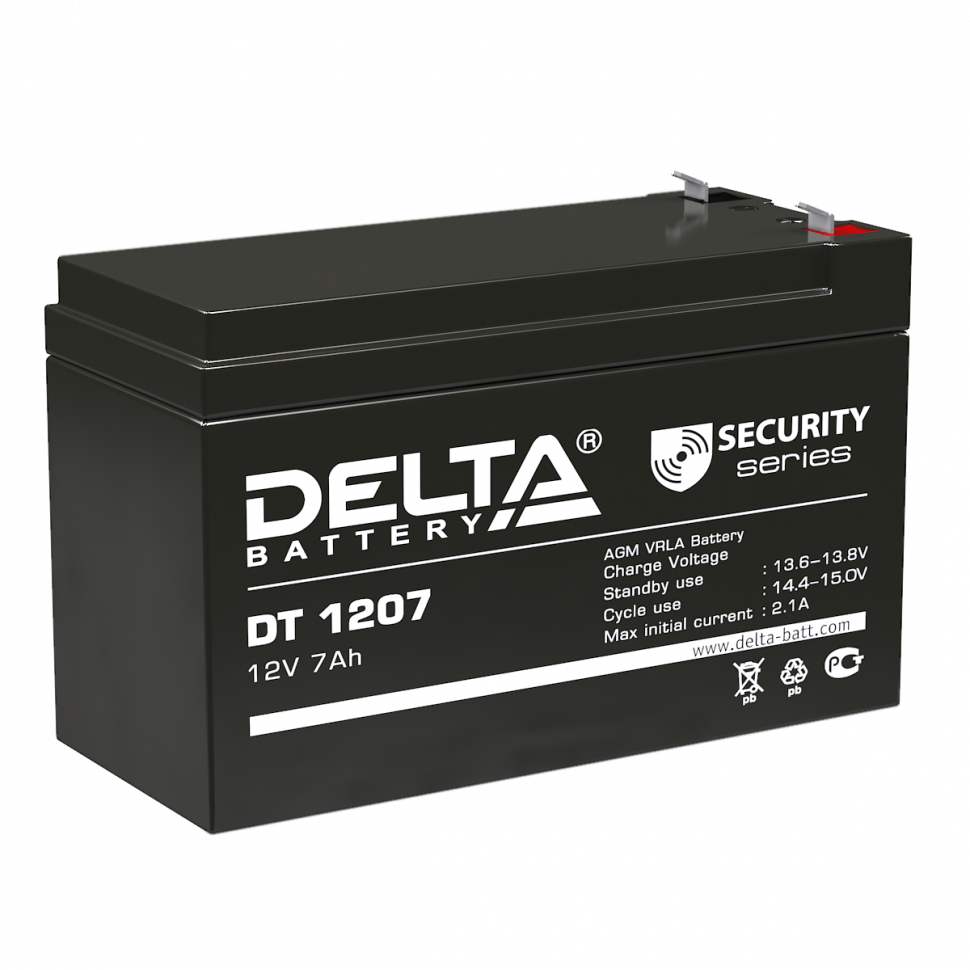 Аккумулятор Delta DT 1207
