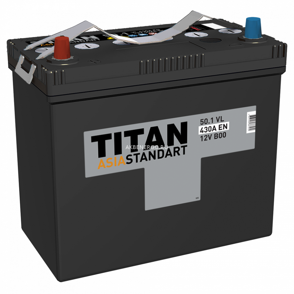 Автомобильный Аккумулятор TITAN Asia Standart 6СТ-50.1