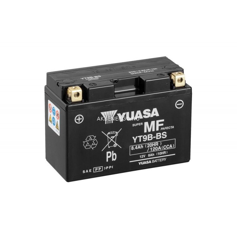 Аккумулятор YUASA YT9B-BS(9B4)