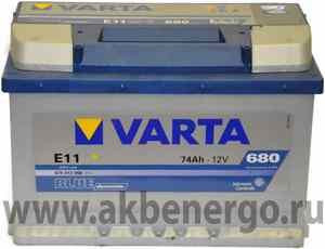 Автомобильный Аккумулятор Varta Blue Dynamic E11