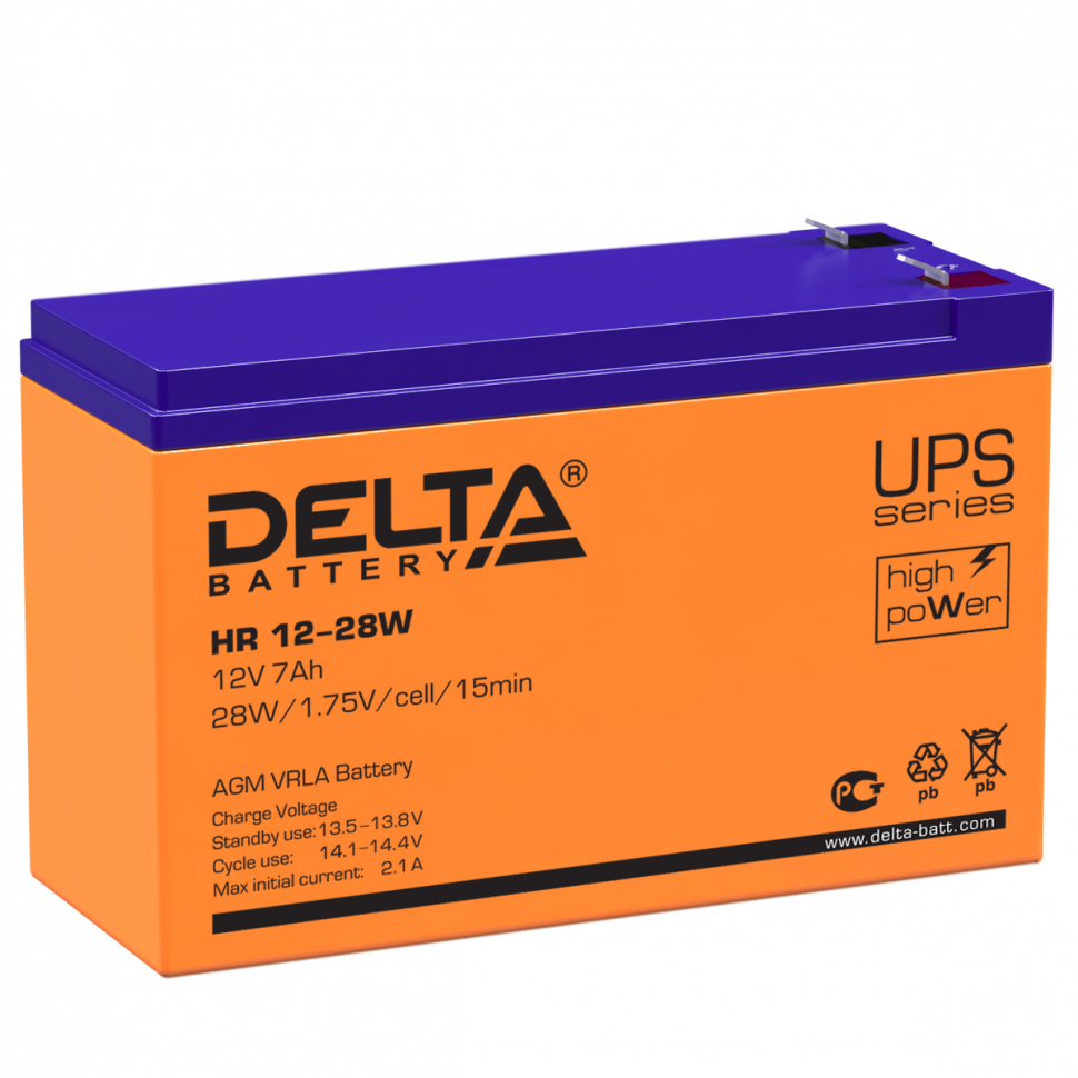 Аккумулятор Delta HR 12-28 W
