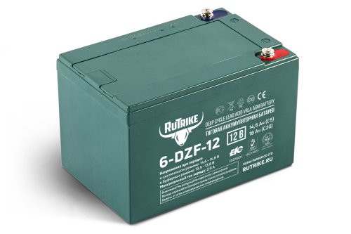 Тяговый аккумулятор Rutrike 6-DZF-12 (12V13A/H C3)