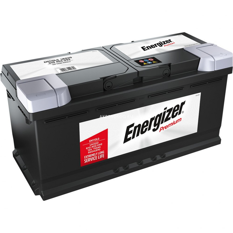 Автомобильный Аккумулятор Energizer Premium EM110L6