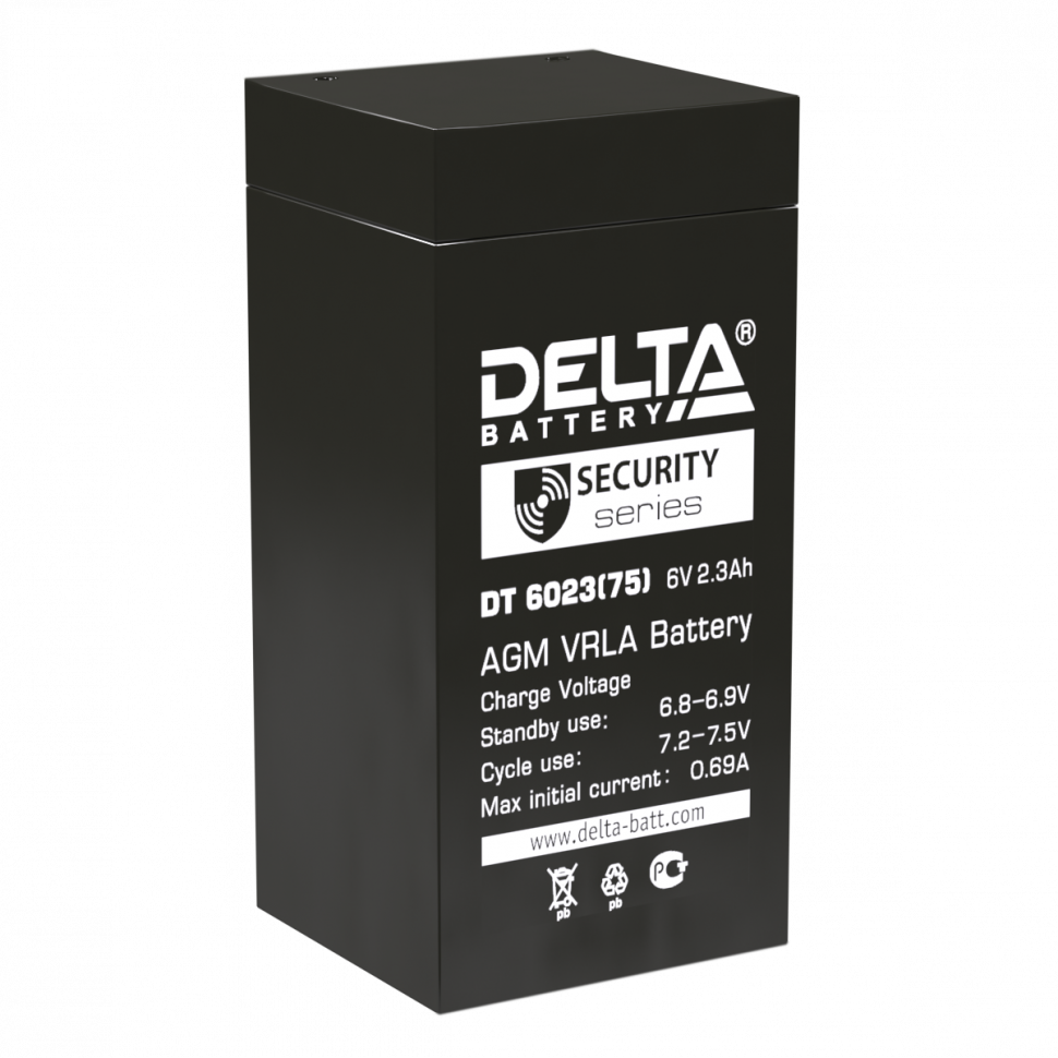 Аккумулятор Delta DT 6023