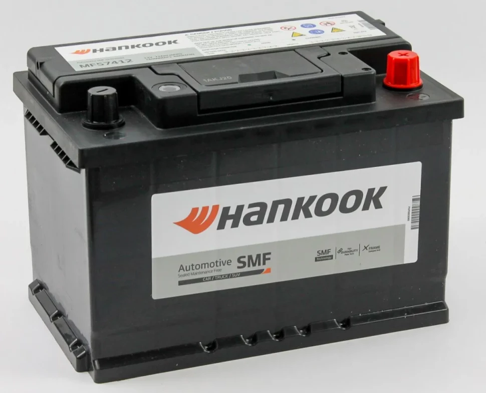 Аккумулятор HANKOOK 6СТ-74.0 (57412)