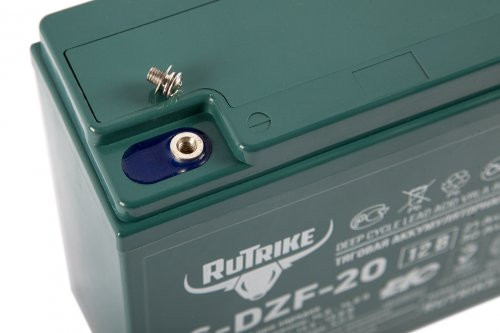 Тяговый аккумулятор Rutrike 6-DZF-20 (12V20A/H C3) Тяговый аккумулятор Rutrike 6-DZF-20 (12V20A/H C3)