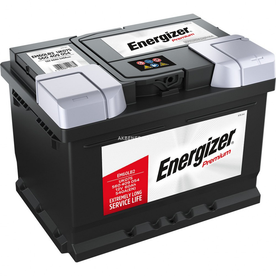 Автомобильный Аккумулятор Energizer Premium EM60LB2