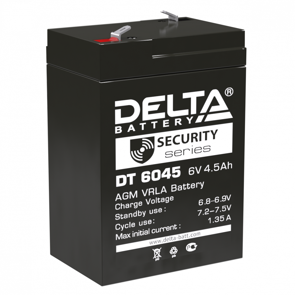 Аккумулятор Delta DT 6045