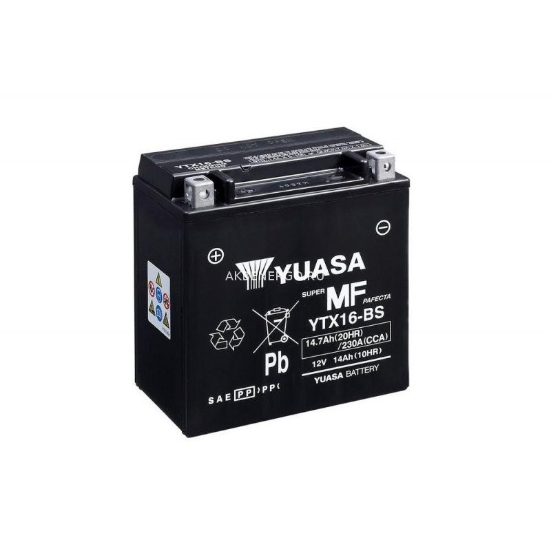 Аккумулятор YUASA YTX16-BS