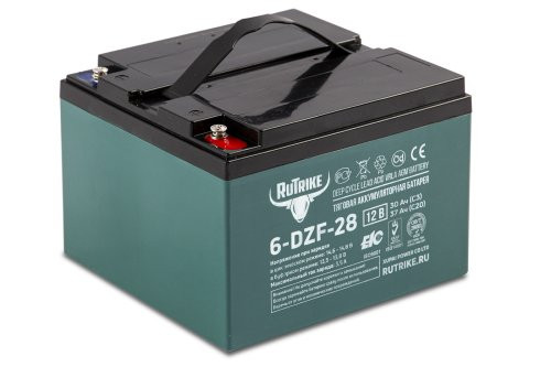 Тяговый аккумулятор Rutrike 6-DZF-28 (12V28A/H C3)