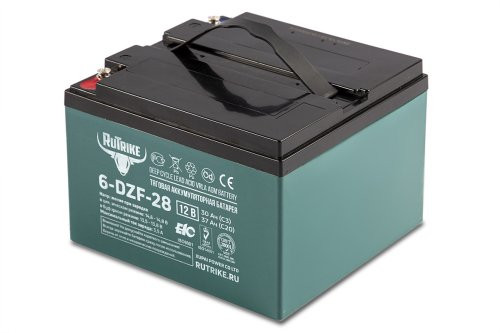 Тяговый аккумулятор Rutrike 6-DZF-28 (12V28A/H C3)