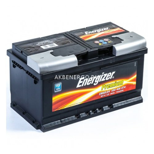 Автомобильный Аккумулятор Energizer Premium EM80LB4