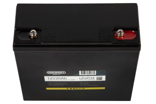 Литиевый тяговый аккумулятор Gelbert LiFePO4 (12V/20Ah/20A) [6-DZF-20, 6-DZM-20]